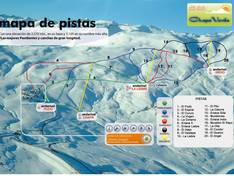 Plan des pistes Chapa Verde