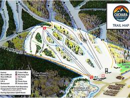 Plan des pistes Cuchara Mountain Park