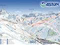 Plan des pistes Astún
