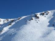 Terrain extrême au télésiège 4 places Privilège