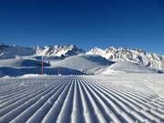 Piste fraîchement préparée au Pizol