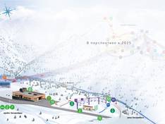 Plan des pistes Veduchi