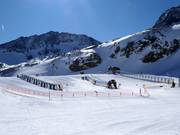Tapis roulants de l'école de ski au Gamsgarten