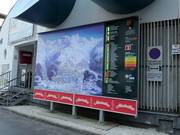 Plan des pistes avec informations d'exploitation actuelles à la station de vallée