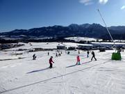 Piste facile au téléski du village