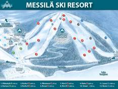 Plan des pistes Messilä