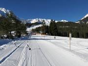 Zone d'entraînement à côté de la station de vallée