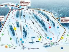 Plan des pistes Vihti Ski Center
