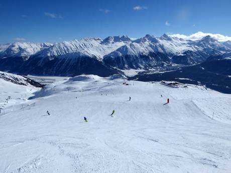 Diversité des pistes Alpes du Bernina – Diversité des pistes St. Moritz – Corviglia