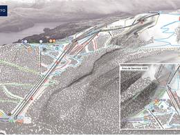 Plan des pistes Cerro Bayo