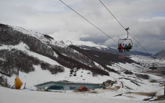 Diversité des pistes Apennin abruzzais – Diversité des pistes Campo Felice – Rocca di Cambio