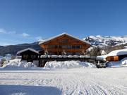 Hôtel Wetterhorn à la fin de la descente en vallée Stepfi