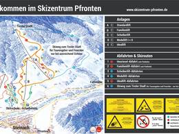 Plan des pistes Skizentrum Pfronten