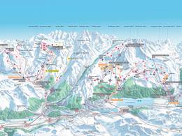 Plan des pistes Corvatsch/Furtschellas