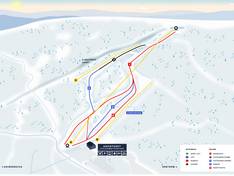Plan des pistes Drammen (Skimore)