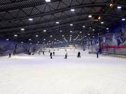 Vue sur la piste principale