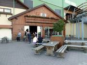 Espace extérieur du restaurant avec buffet tout compris