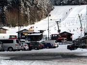 Ouvert aux camping-cars moyennant des frais : parking au Sahnehang