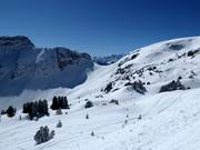Pentes freeride au Fronalpstock