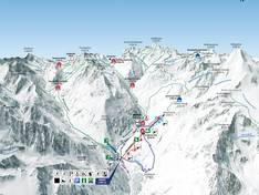 Plan des pistes Vent