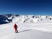 Départ des pistes au Hoadl