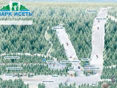 Plan des pistes Iset – Motaikha