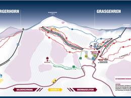Plan des pistes Grasgehren – Bolgengrat