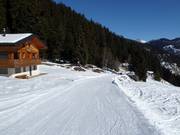 Piste n° 24 descente vers la vallée