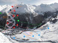 Plan des pistes Pfelders (Plan)