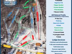 Plan des pistes Mount Pleasant