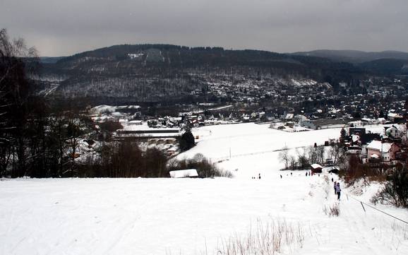 Skier près de Neunkirchen