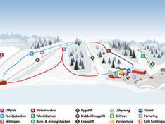 Plan des pistes Mössebergsbacken – Falköping