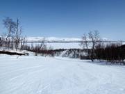 Piste facile dans la partie inférieure