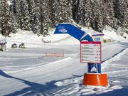 Signalisation des pistes dans le domaine skiable Galsterberg