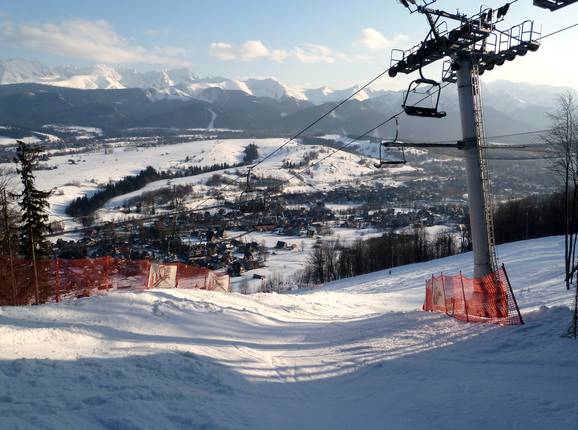 Vue depuis Harenda sur Zakopane