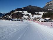 Zone pour débutants dans la vallée à Itter