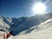 Enneigement sur la piste rouge Grubenkopf