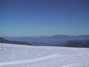 Vue depuis El Colorado en direction de Santiago du Chili