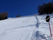 Marquage de piste noire