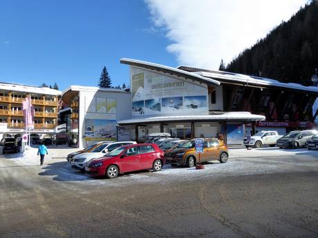 Monts de Villgraten (Villgratner Berge): Accès aux domaines skiables et parkings – Accès, parking St. Jakob im Defereggental – Brunnalm