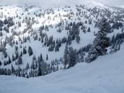 Descentes difficiles au Peaked Mountain