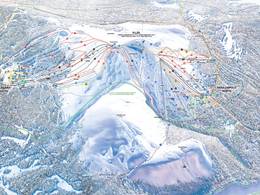 Plan des pistes Ylläs