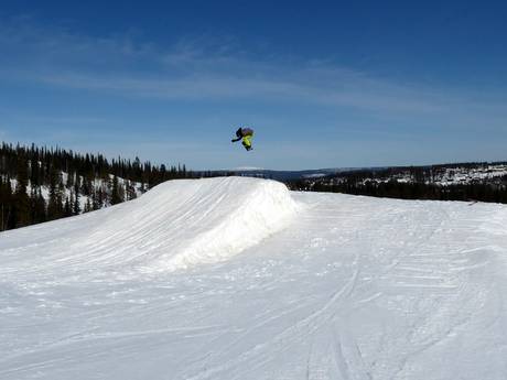 Snowparks Laponie suédoise – Snowpark Dundret Lapland – Gällivare