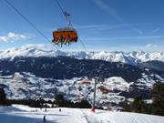 Panorama au télésiège Zirbenbahn