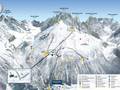 Plan des pistes Grands Montets – Argentière (Chamonix)