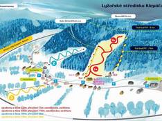 Plan des pistes Klepáčov