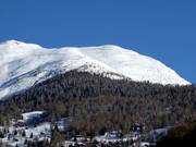 Vue sur le domaine skiable de Bellwald