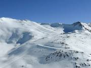 Pistes dans la partie supérieure du glacier du Mölltal