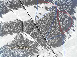 Plan des pistes Sommartel – Le Locle