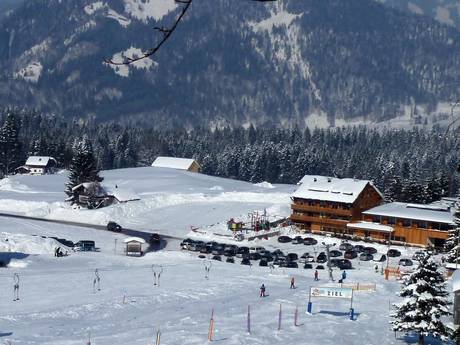 Massif du Bregenzerwald: Accès aux domaines skiables et parkings – Accès, parking Schetteregg – Egg